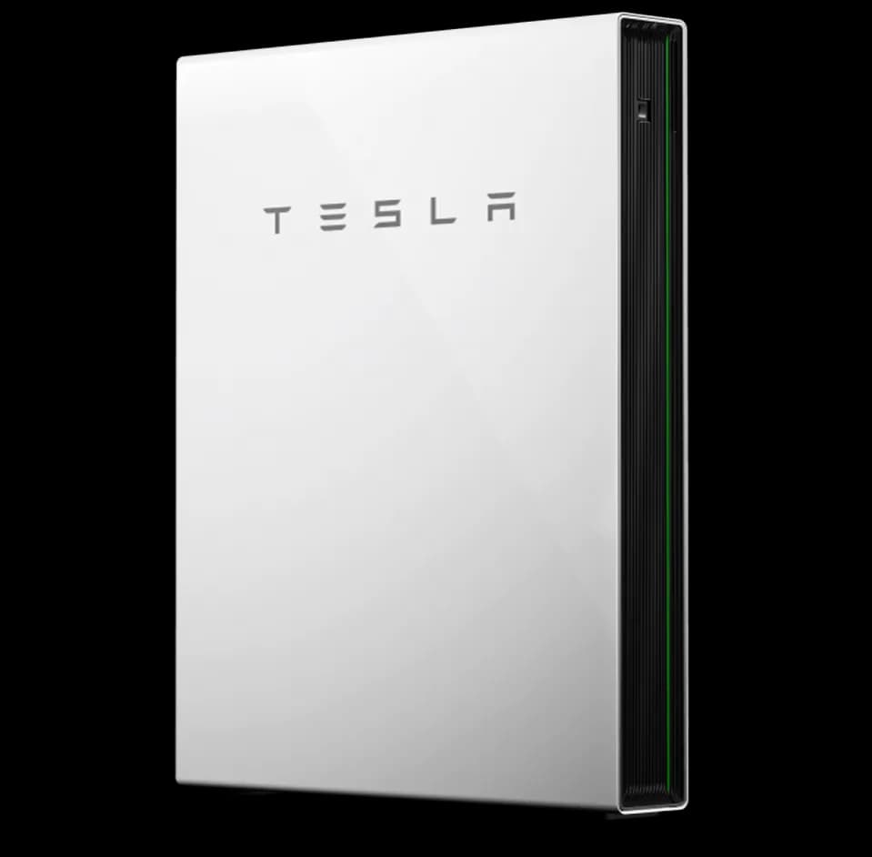 Home battery storage product visual