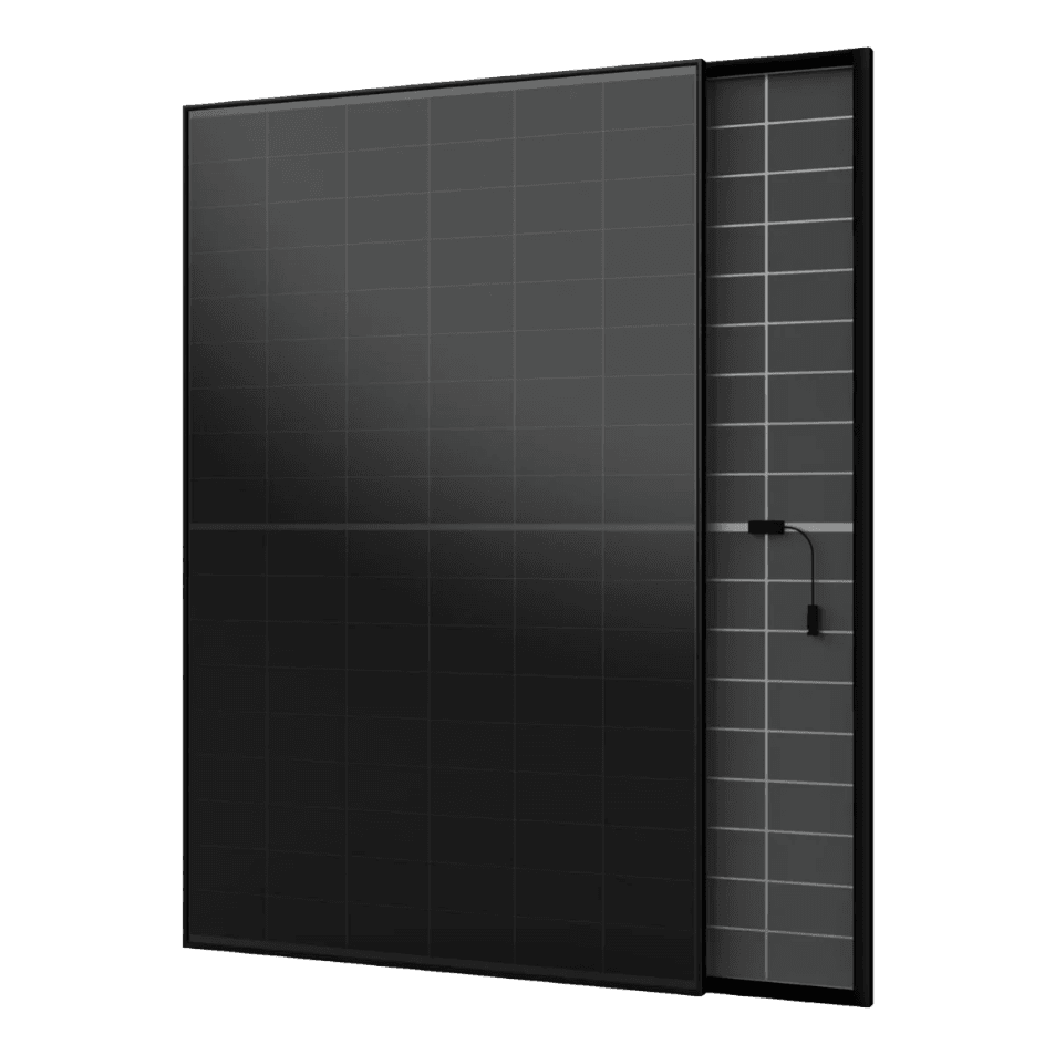 Black solar panel